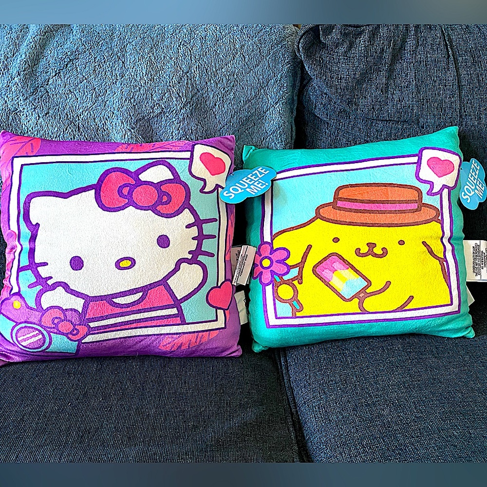 Hello Kitty and Friends - Travel Cloud Pillows - Hello Kitty & Pompompino
